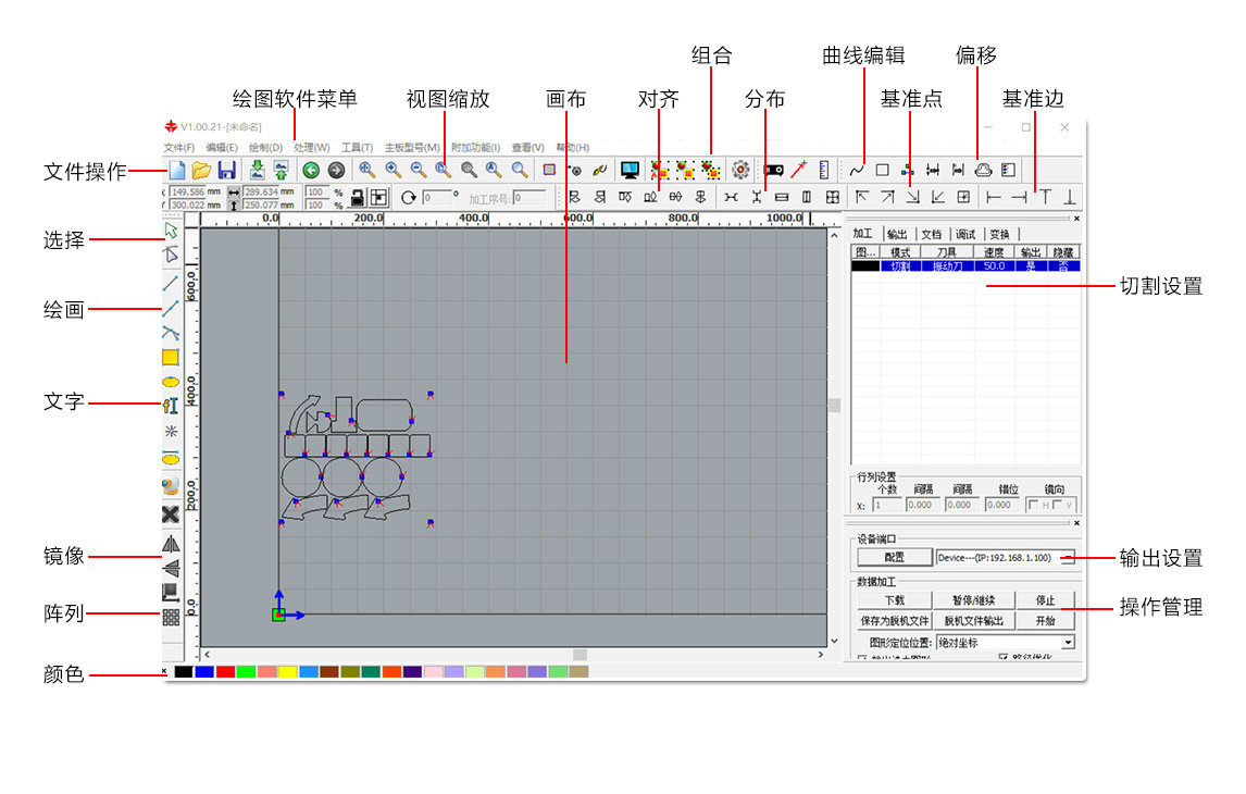 喷绘板材切割机